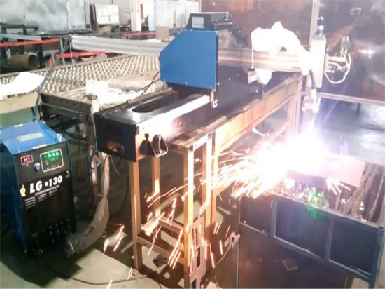 Portable CNC api plasma memotong mesin logam untuk keluli tahan karat, karbon dan dengan komponen komponen murah