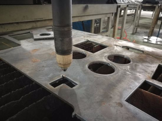 2018 jenis mudah alih jenis Plasma logam pemotong paip mesin, mesin pemotong tiub logam CNC