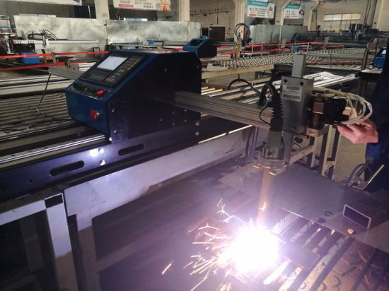 CNC Plasma Cutting Machine untuk aluminium logam Lembaran keluli tahan karat