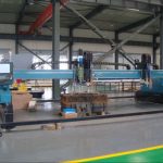 CNC gantry plasma cutting machine untuk lembaran logam besi