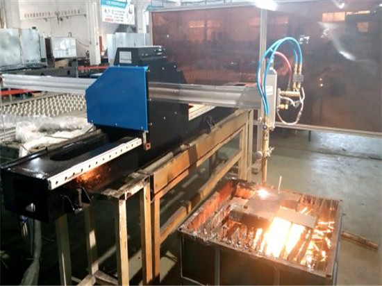 Mesin potong CNC 100A mudah alih untuk lembaran besi 1-15mm
