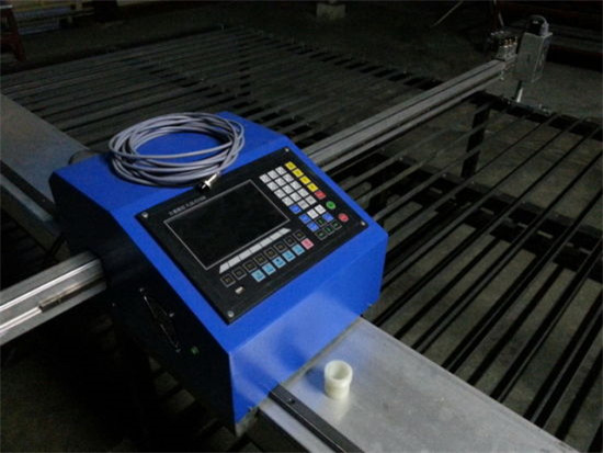 Mesin pemotong meja plasma CNC untuk plat tahan karat / keluli / koperasi