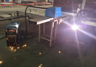 Pemotongan plasma CNC dan mesin penggerudian untuk kepingan besi memotong bahan-bahan logam seperti plat tembaga besi keluli tahan karat tembaga besi