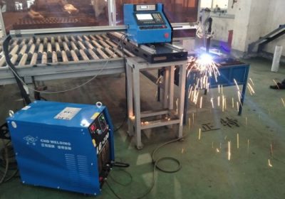Portable CNC api plasma memotong mesin logam untuk keluli tahan karat, karbon dan dengan komponen komponen murah
