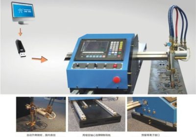 mesin pemotong plasma cnc untuk tiub keluli dengan rotary 43/63/100/160 / 200A untuk dijual