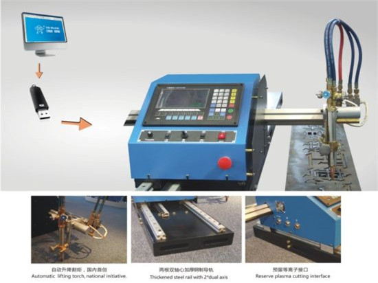 Harga yang kompetitif dan kualiti logam emas cnc plasma cutting machine kit